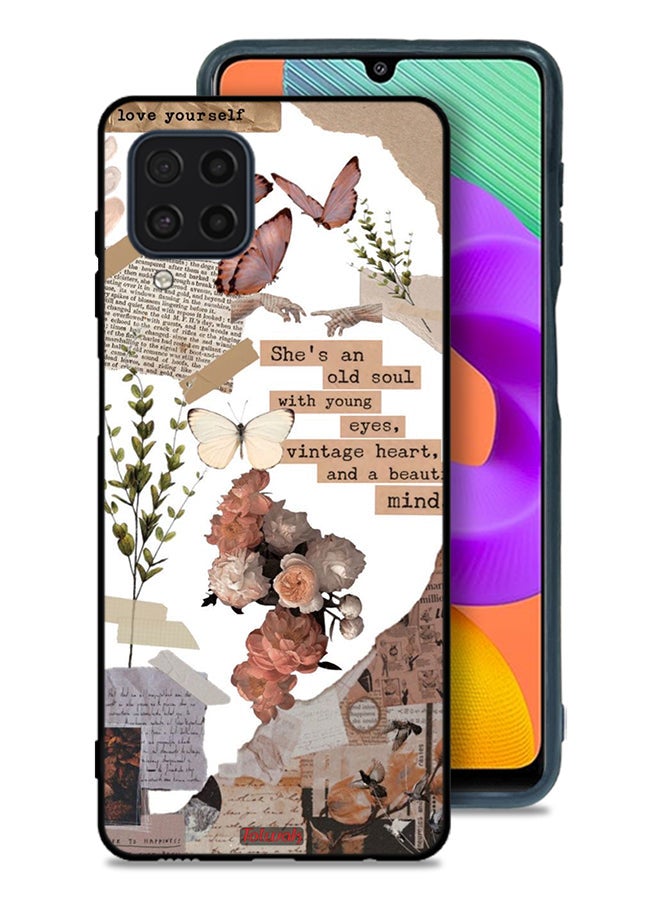 Tolwak Samsung Galaxy M22 Protective Case Cover She Is An Old Soul - Image 1