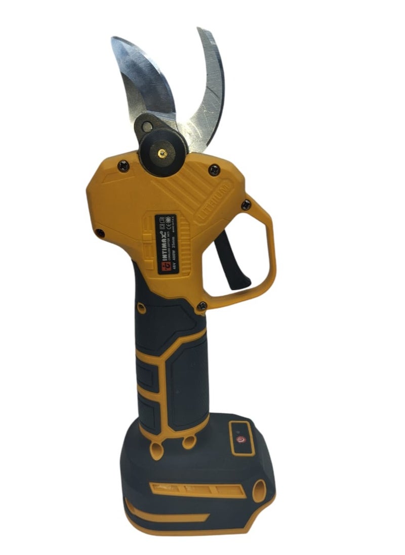 Generic Professional Brushless Tree Branch Pruner Electric Pruner Branch Cutter,25 MM Cutting Diameter,2 X 48V Lithium Battery  - Image 2
