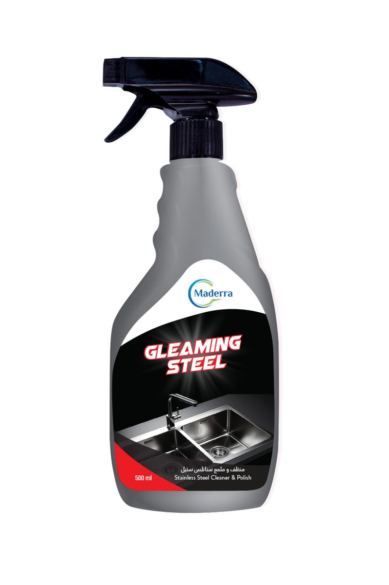 Maderra Gleaming steel stainless steel cleaner and polish - Image 1
