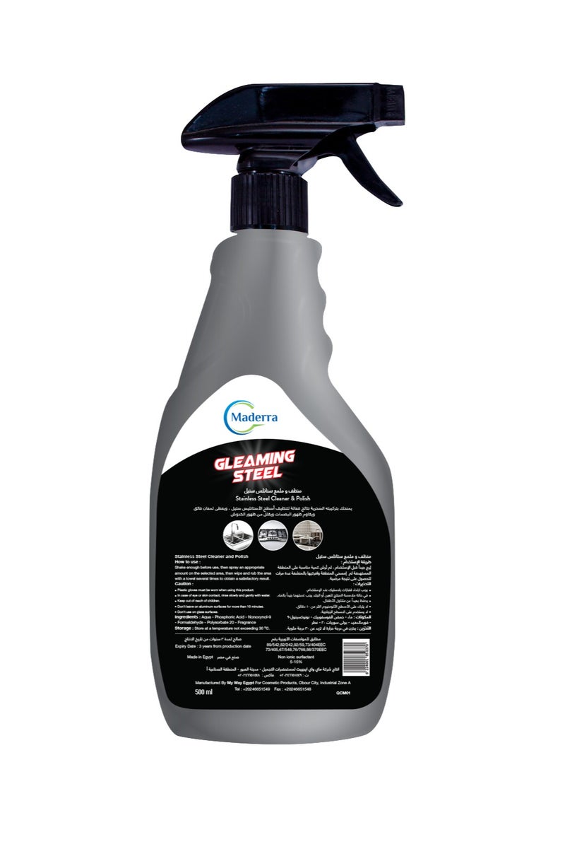 Maderra Gleaming steel stainless steel cleaner and polish - Image 2