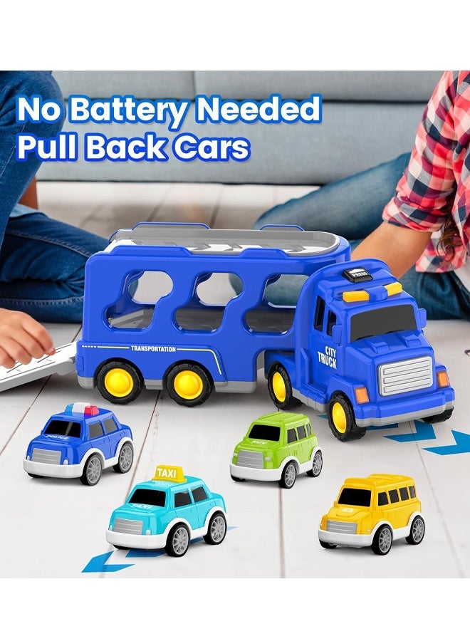 ألعاب شاحنة مدينة الأطفال الصغار للأطفال من 3 إلى 9 سنوات ， 5 في سيارة مركبة طاقة احتكاك واحدة لمدة 3 4 5 6 - Image 5