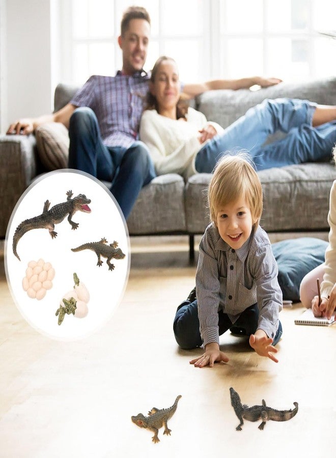 ARTIBETTER 1 Set for Realistic Biological Ornament Wild Early Crocodile Kid Kids Action Toy Themed Education Wildlife Educational Figurine Figure Growth Figures Favor - Image 4