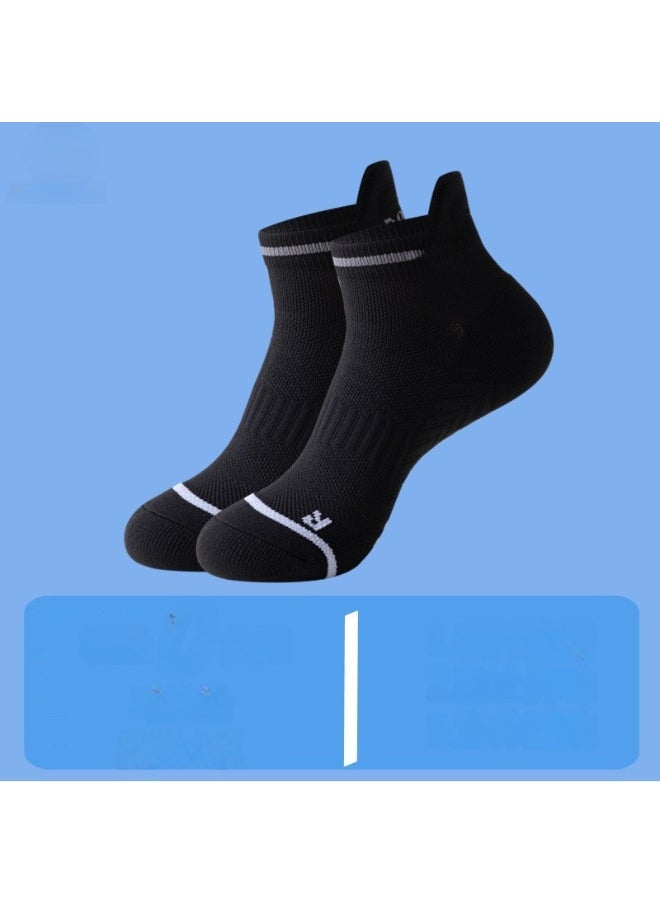 KUYING Fashion Anti Slip Breathable Sports Socks Five Piece Set 