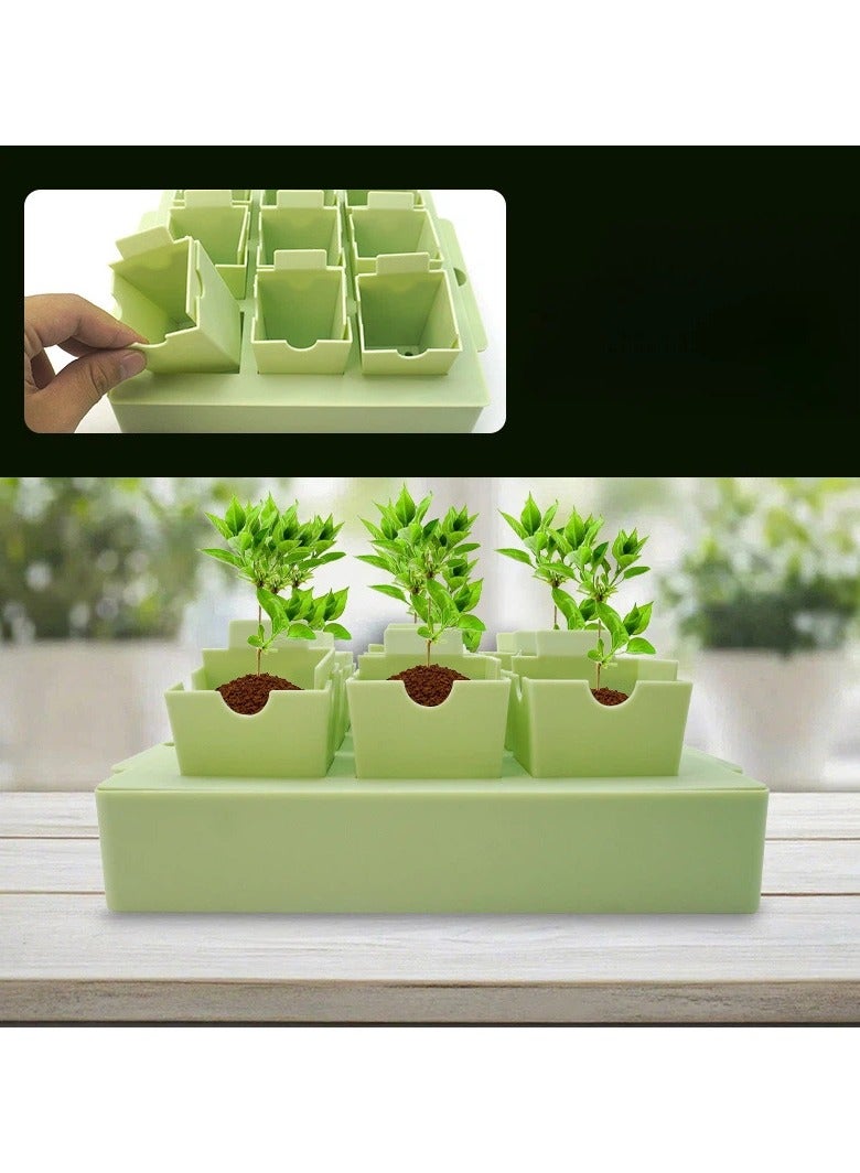 general Reusable Seed Starter Tray - Durable Garden Germination Tray Perfect for Beginners Indoor Outdoor Planting Supplies - Image 1