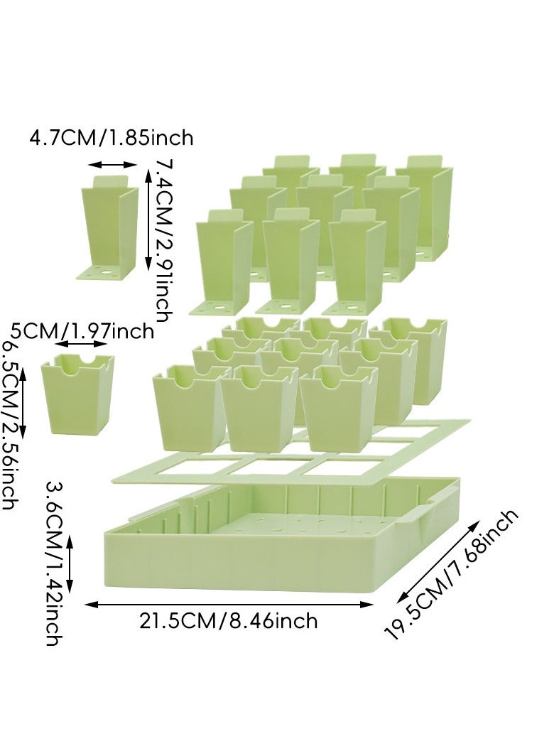 general Reusable Seed Starter Tray - Durable Garden Germination Tray Perfect for Beginners Indoor Outdoor Planting Supplies - Image 4