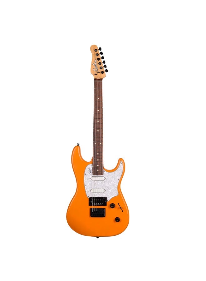 Godin Session R-HT Pro Retro Orange Electric Guitar - Image 1