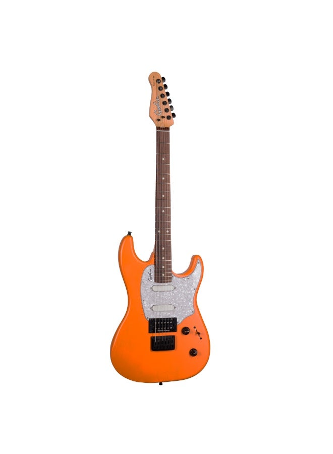 Godin Session R-HT Pro Retro Orange Electric Guitar - Image 2