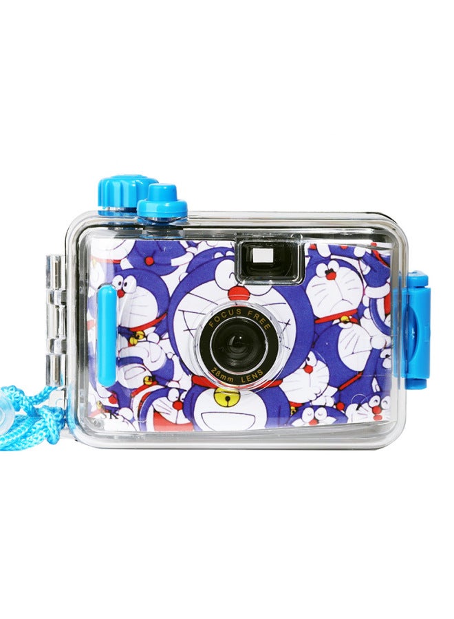 135 Fool Sport Non Disposable Film Camera Retro Film Student Children Waterproof Camera-Color:Red And Black  - Image 2