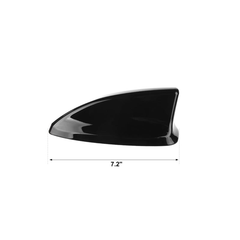 CKE Compatible with Honda Civic 2022-2026 for CR-V HR-V Accord 2023-2026 Accessories Car Shark Fin Antenna Topper Roof Aerial Cover Trim -Glossy Black - Image 2