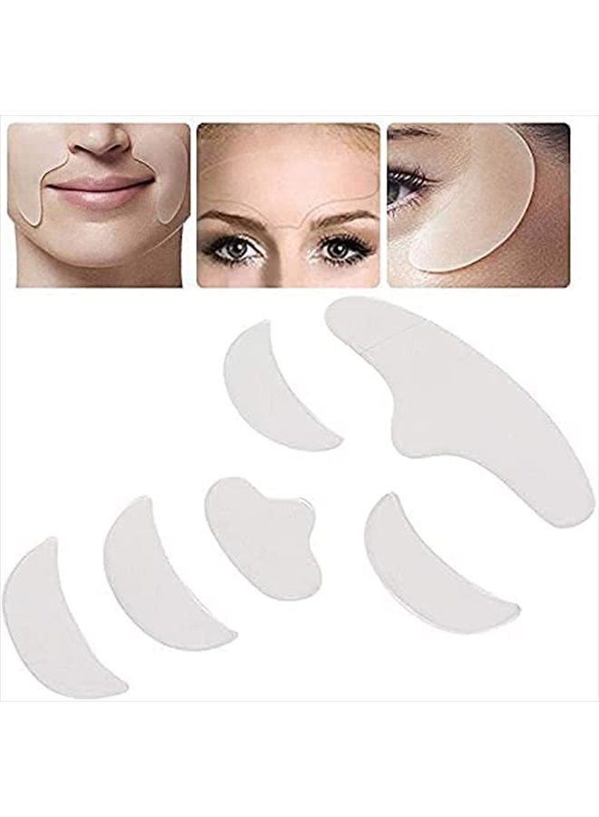 HURRISE Anti Wrinkle Silicone Patch, 6Pcs Face Wrinkle Patches For Chest Tape For Treatments & For Treatments & Masks Facial-Treatments-And-Masks Masks & Prevent Wrinkles Patches - Image 4
