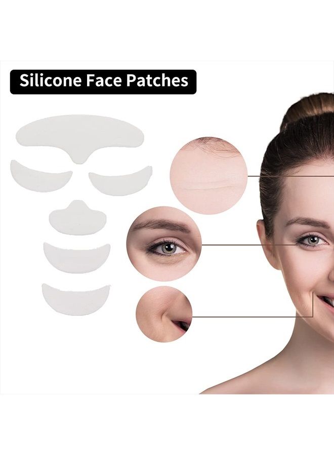 HURRISE Anti Wrinkle Silicone Patch, 6Pcs Face Wrinkle Patches For Chest Tape For Treatments & For Treatments & Masks Facial-Treatments-And-Masks Masks & Prevent Wrinkles Patches - Image 2