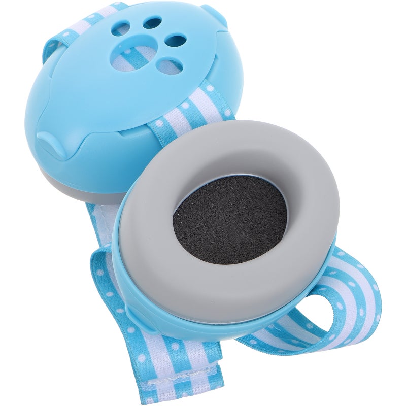 Baby Ear Muffs Noise Adjustable Infant Headphones For Noise Reduction Toddler Ear For Sleep And Travel Soft And Comfortable Sky - Image 5