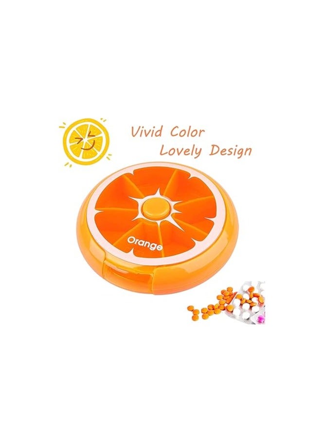 7-Day Medicine Storage Box – Large Size – Orange - Image 4