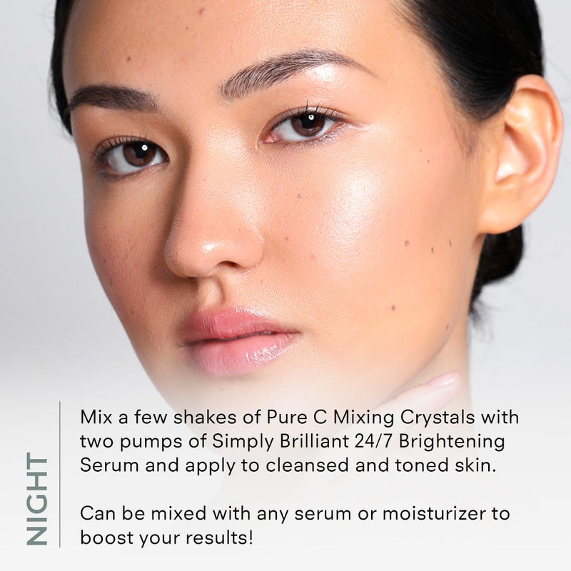 COSMEDIX Pure C Mixing Crystals, Vitamin C Powder for Face - Brightening Facial Skin Care Products for Fine Lines & Uneven Skin Tone - Ultra Fine Mixing Face Powder for Moisturizers & Serums - Image 4