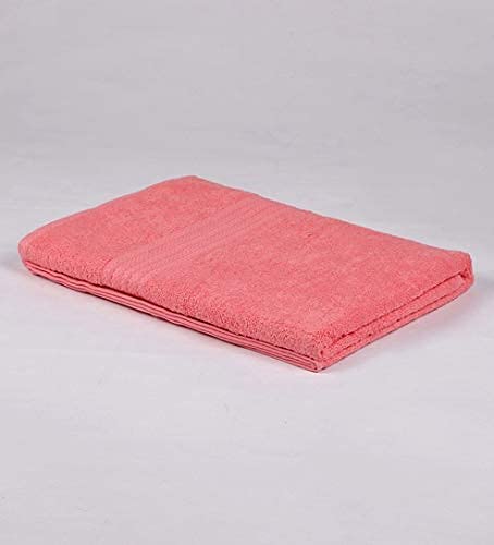 TIQH® Organic Cotton 600 GSM Highly Absorbent & Quick Dry Soft Large Bath Towel - Pack of 1 (36x72, Pink) - Image 3