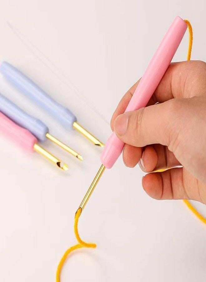 Gemsy Punch Needle Embroidery Pen Set, DIY Craft Tool with Threader, Beginner-Friendly Sewing Kit, Multicolor - Image 1