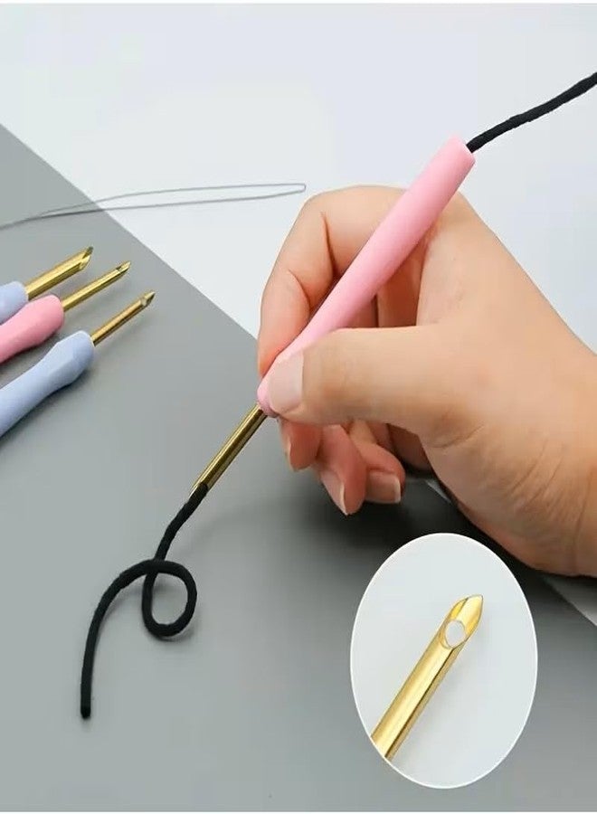 Gemsy Punch Needle Embroidery Pen Set, DIY Craft Tool with Threader, Beginner-Friendly Sewing Kit, Multicolor - Image 4
