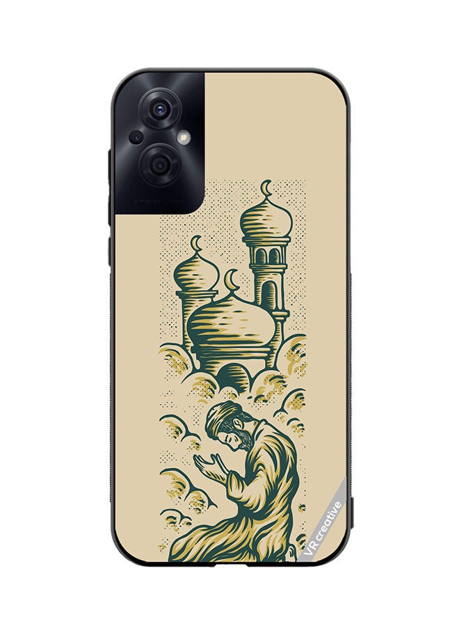 VR CREATIVE Protective Case Cover For Oppo Reno8 Z Prayer Design Multicolour - Image 1