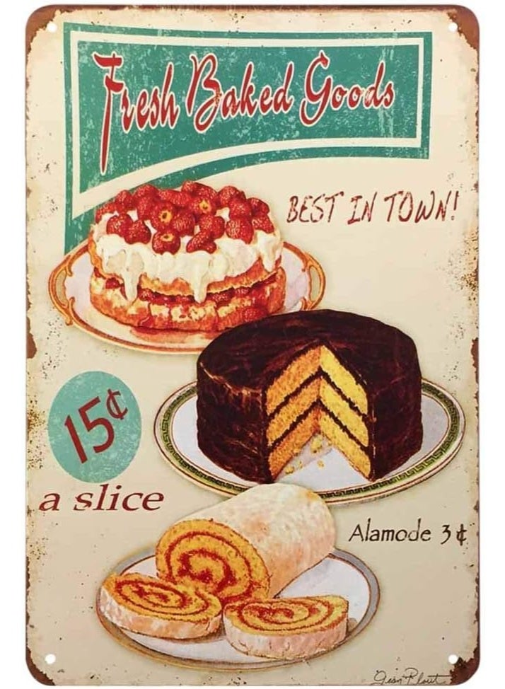 ALCOACH Decorative wall panel with a baked goods design – Classic (Vintage) style - Image 2