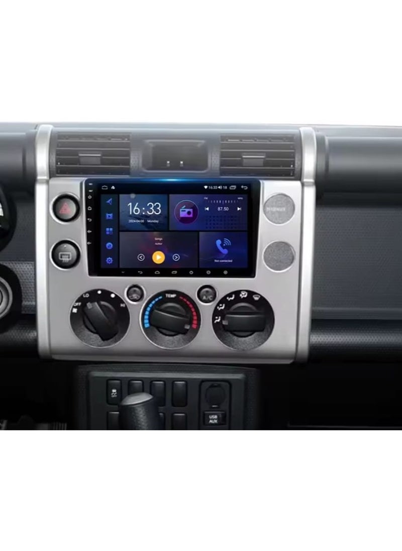 TOYOTA FJ من 2008 إلى 2022 Screen This modern, high-tech screen adds comfort and distinction to your driving experience. It allows you to view your trip information clearly and in high definition, and provides an easy way to communicate with the world around you. This screen features superior performance and innovative technology, making it an ideal choice for those looking to enhance their driving experience.