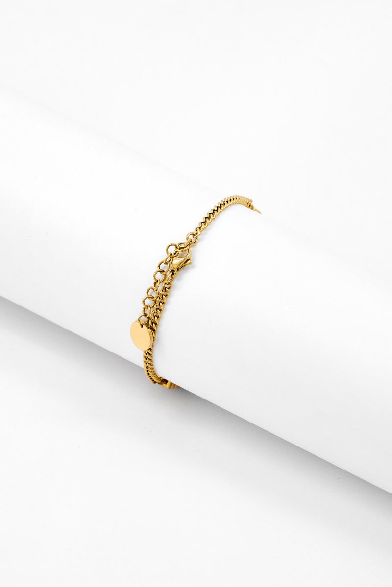 RoccoBarocco Women Fashionable Gold Plated Bracelet, Gold  - Image 2