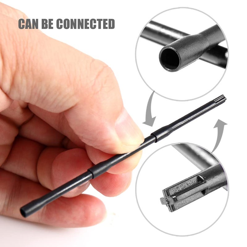 Bysiter Pigment Mixer Sticks 200Pcs Disposable Ink Mixer Sticks Watercolor Pigment Mixer Sticks Pigment Stirring Rods Makeup Eyebrow Mixing Tool Tattoo Supplies for Ink Mixer - Image 2