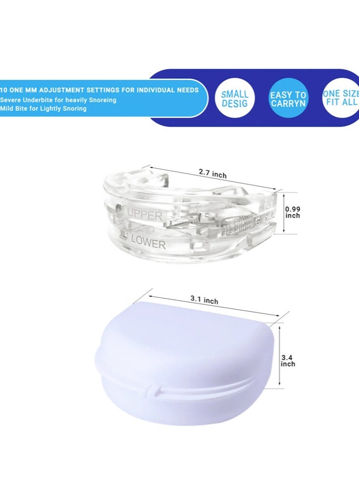 Joshberg - Anti Snoring Bruxism Mouth Guard Improve Sleeping Apnea Snoring Device To Stop Snoring - Image 1