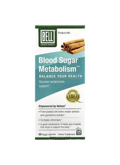 Bell Lifestyle Bell Lifestyle, Blood Sugar Metabolism™, 60 Veggie Capsules  - Image 1
