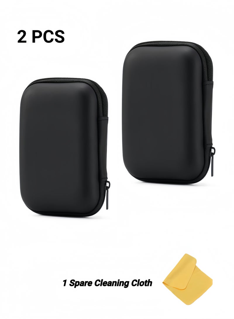 أروى 2 قطعة الإلكترونية المنظم حقيبة السفر كابل اكسسوارات مقاوم للماء حقيبة للتخزين - Image 1