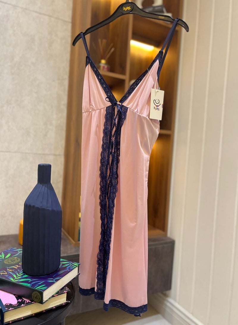 Hyper One Women's Nightgown with a Distinctive Design Pink - Image 1