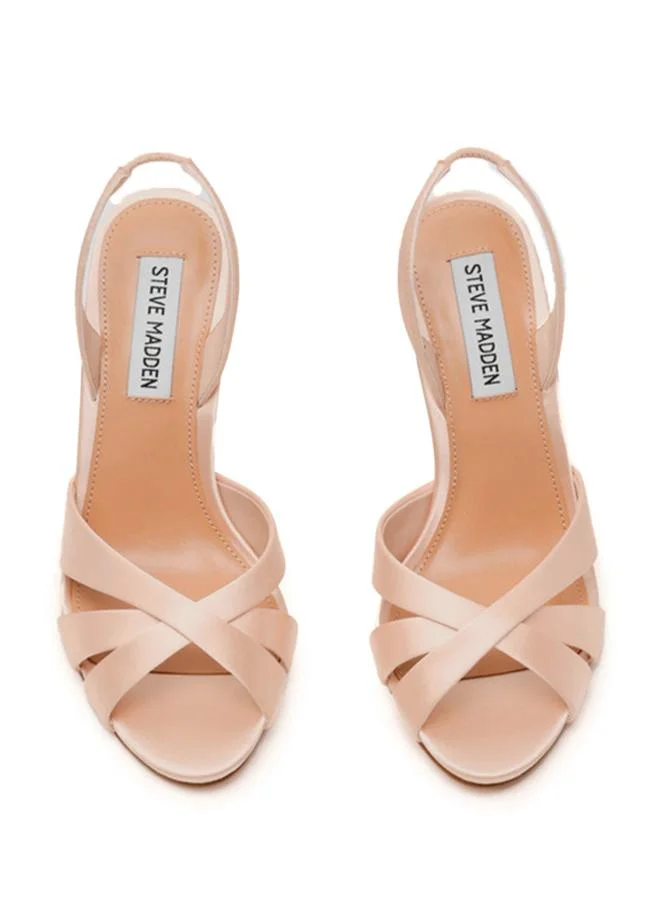 Steve Madden  Trophies Champagne Women's Heeled Sandals for Women | Best Price UAE