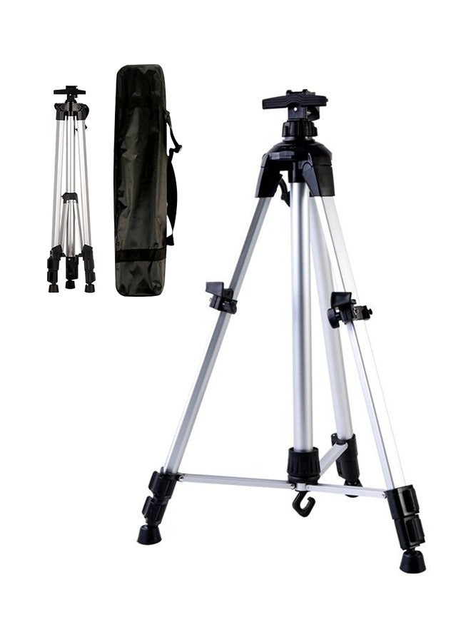 Retractable Foldable Drawing Stand with Fixed Buckle, Portable Aluminum Alloy Tripod Easel with Storage Bag, Stable Triangular Support Structure Art Easel, Ideal for Students, Professional Painters, - Image 1