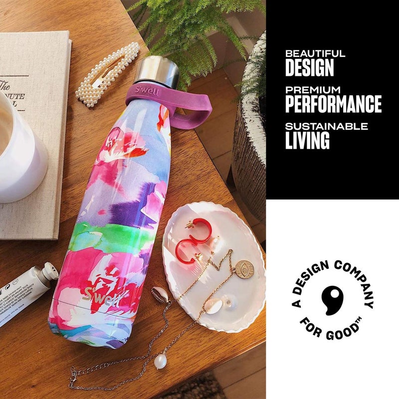 S'well مقبض س'ويل - بنفسجي - يناسب زجاجات 9 أونص و 17 أونص و 25 أونص طريقة مريحة للحمل تصميم مبتكر وقبضة مرنة - Image 3