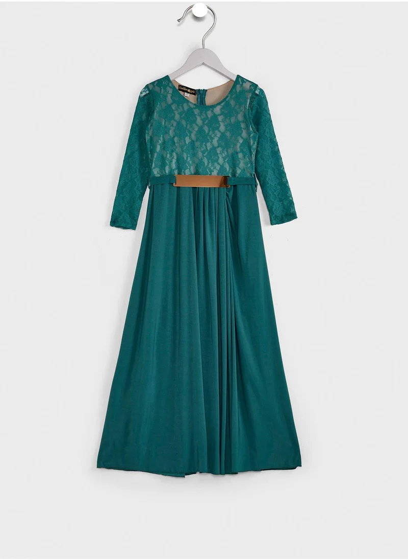 Little Golden Apple Kids Long Dress