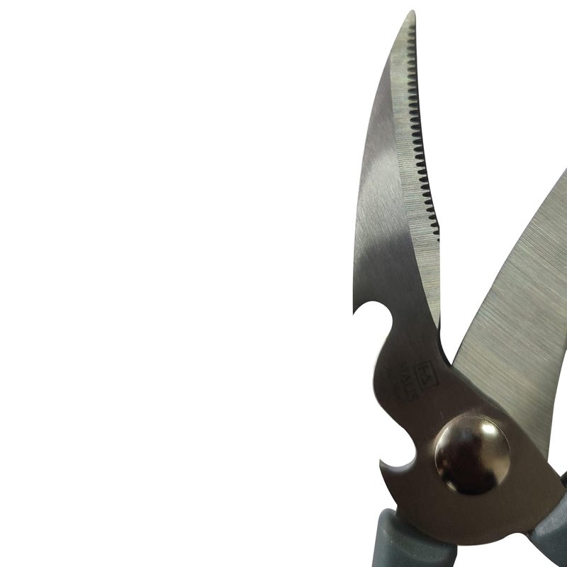 Haus Alchemy HeavyDuty Kitchen Scissors 5In1 Multipurpose Shears For ChickenFishMeatVegetablesBonesFlowersNutsHerbsAnd BbqSharp 2Cr14 Stainless Steel Blades Big Size GreyOrange - Image 4