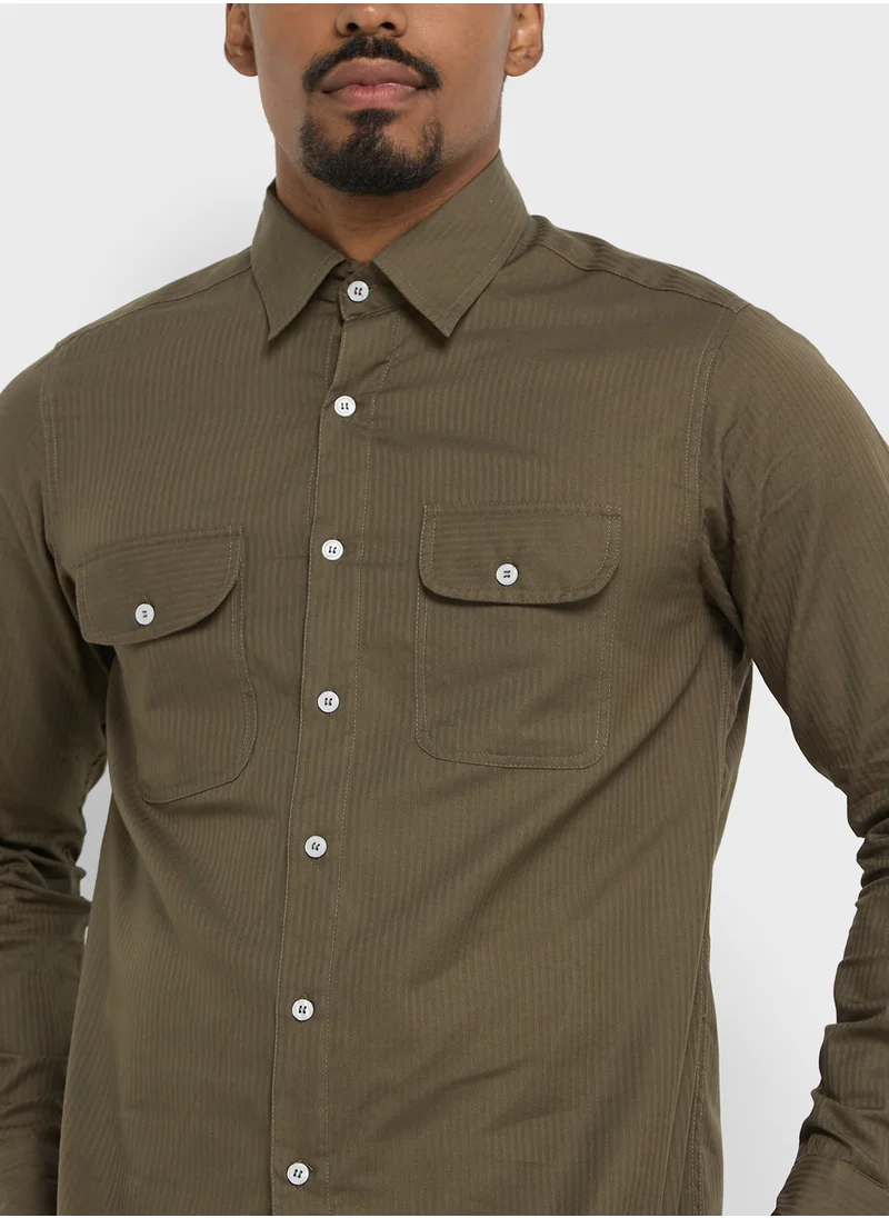 روبرت وود Cargo Full Sleeve Shirt