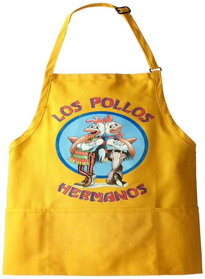 Breaking Bad Men's Los Pollos Hermanos Apron, Yellow, One Size - Image 1