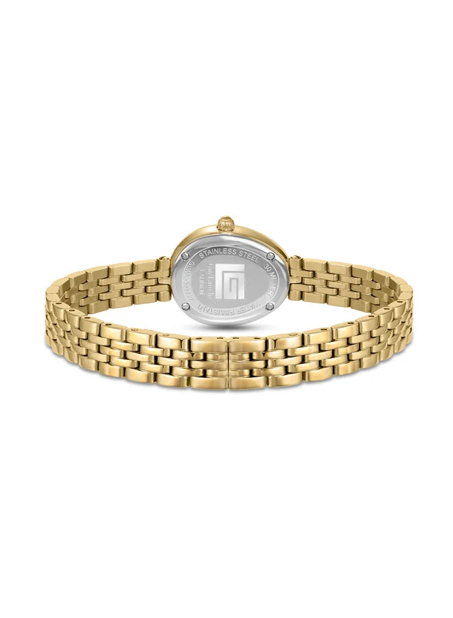 Guy Laroche Yellow Gold Lauren Yellow Gold Plated Stainless Steel Bracelet Analog Watch for Women, 26mm for Women | Best Price UAE