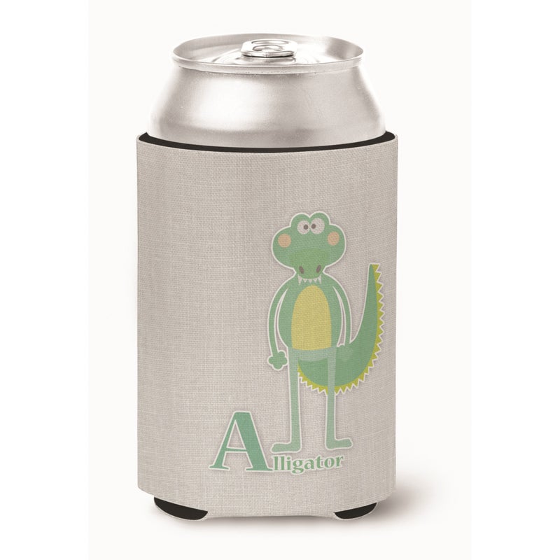 Caroline's Treasures ""Caroline's Treasures Alphabet A For Alligator Can or Bottle Hugger  Can Hugger  Multicolor"" 