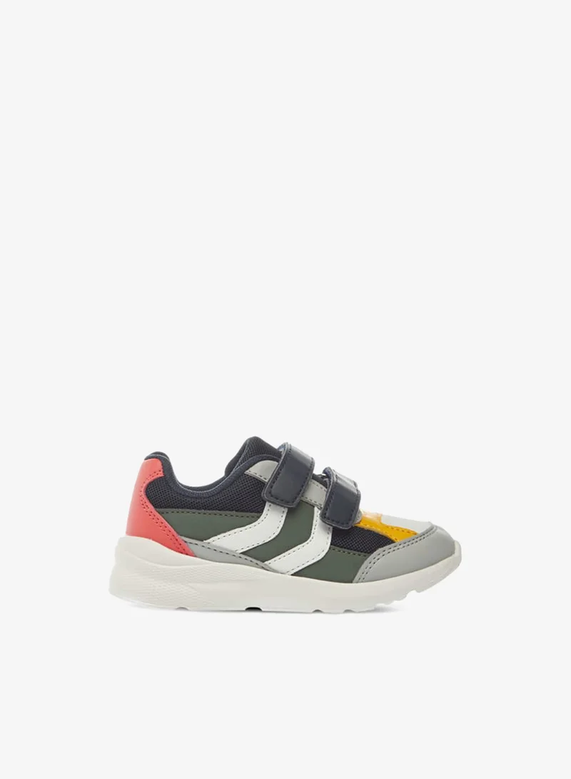 LBL by Shoexpress Boys Panelled Sneakers With Hook And Loop Closure