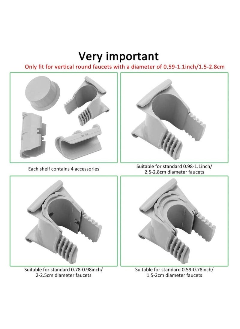 ARTC ARTC Single Layer Sink Faucet Sponge Holder For Kitchen Bathroom Storage  - Image 5