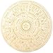 Jetec Star Pendulum Board Wooden Dowsing Board Divination Metaphysical Message Board for Witchcraft Wiccan Altar Supplies Kit Beginner Witchcraft Supply Round Shape 98 Inch - Image 3