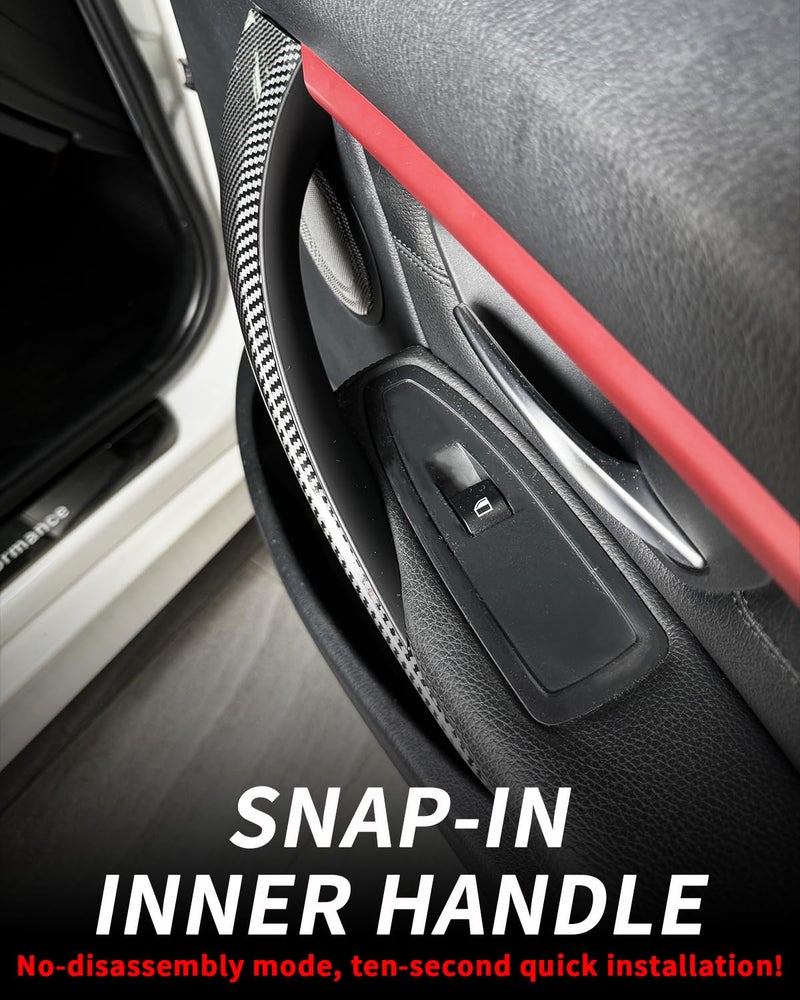 SHSBSCAR أغطية مقبض الباب SHSBSCAR F30 تناسب BMW F30، أغطية مقبض الباب الجانبي للسائق والراكب لأغطية مقبض الباب F31 F34 F80 320 328 330 335 F32 F33 F36 F82 F83 418 420 428 430 435 - Image 5