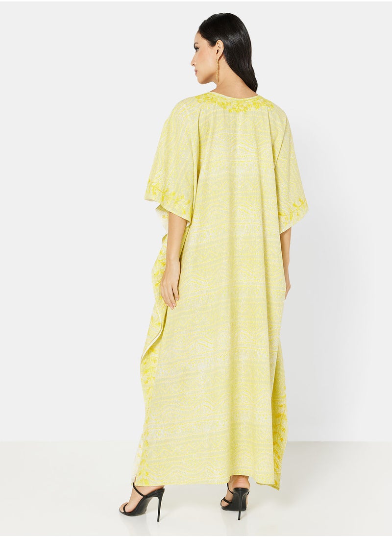 ARABIAN CLOSET EMBROIDERED KAFTAN  - Image 2