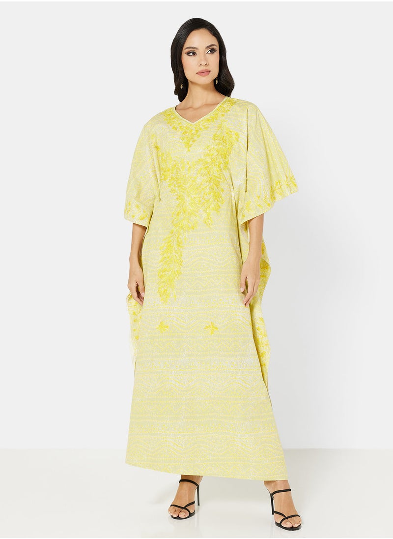 ARABIAN CLOSET EMBROIDERED KAFTAN  - Image 1