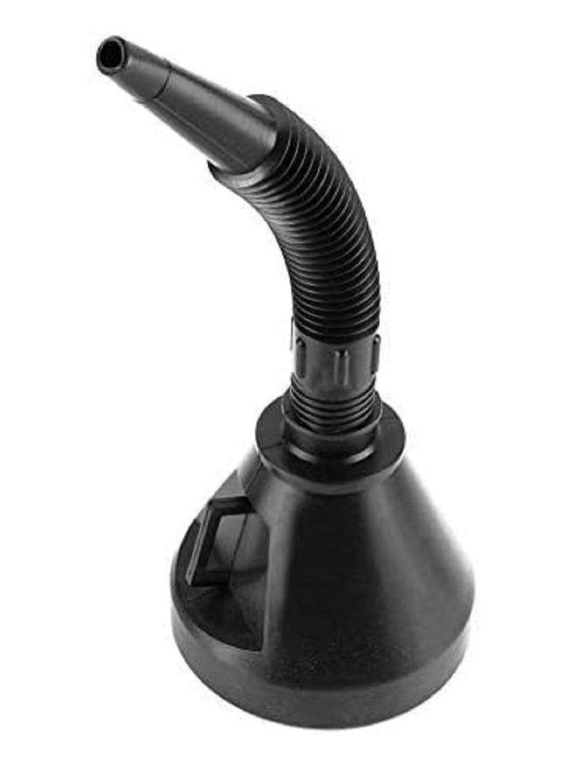 Generic Fuel filling funnel is ideal for cars and motorcycles Multi-use made of durable plastic Wide mouth for safe and smooth filling Large size with built-in filter to prevent impurities from entering  - Image 3