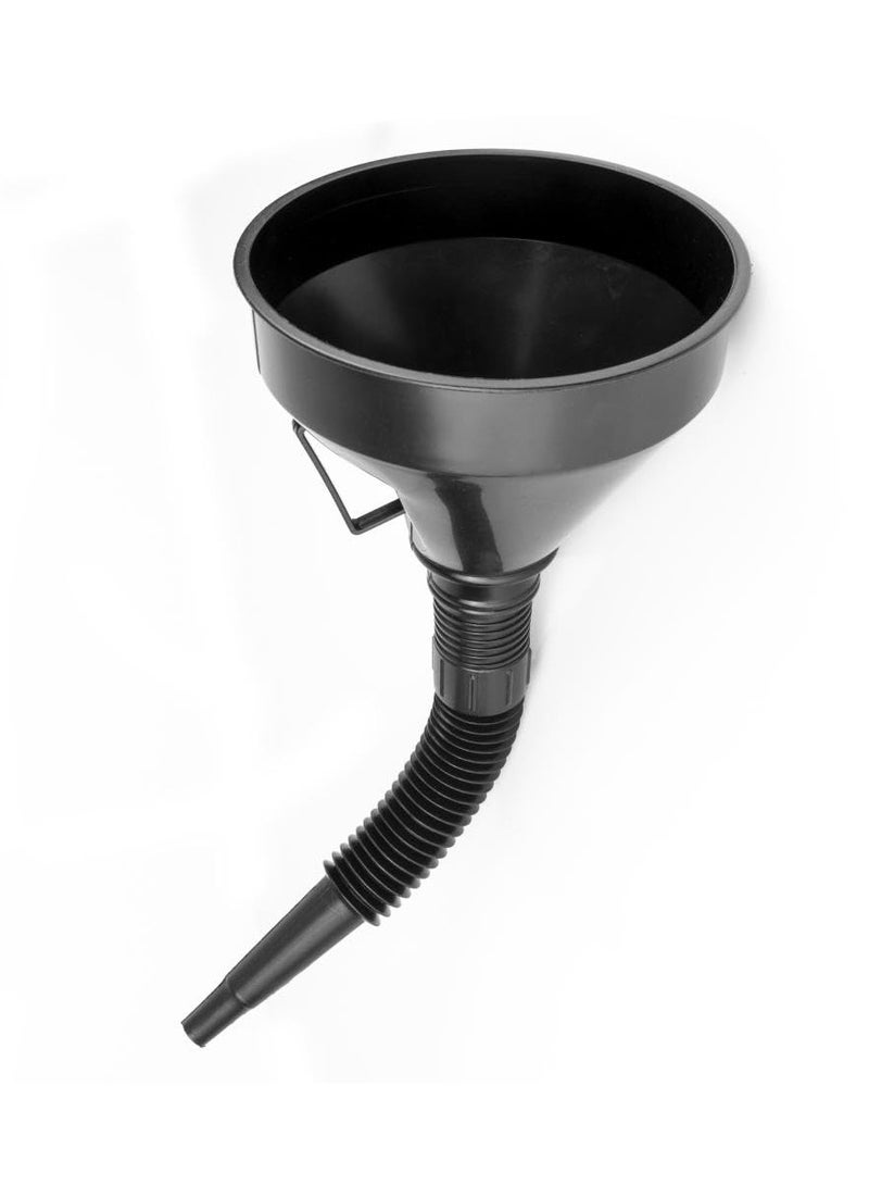 Generic Fuel filling funnel is ideal for cars and motorcycles Multi-use made of durable plastic Wide mouth for safe and smooth filling Large size with built-in filter to prevent impurities from entering  - Image 5