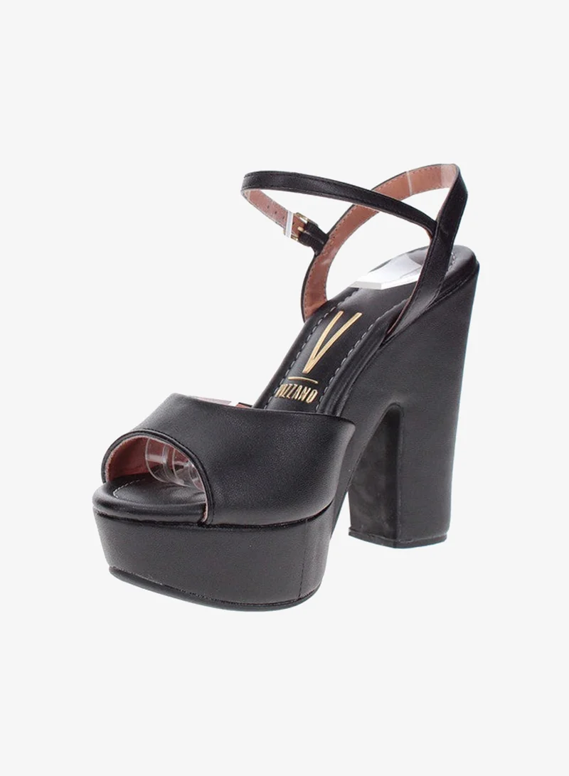 فيزانو صنادل بكعب عالٍ مع حزام خلفي - أحذية أنيقة بكعب عالٍ للفتيات والسيدات