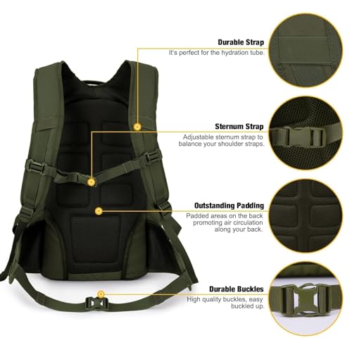 Mardingtop 28L/35L Tactical Backpacks Molle Hiking daypacks for Camping Hiking Military Traveling Motorcycle - Image 5