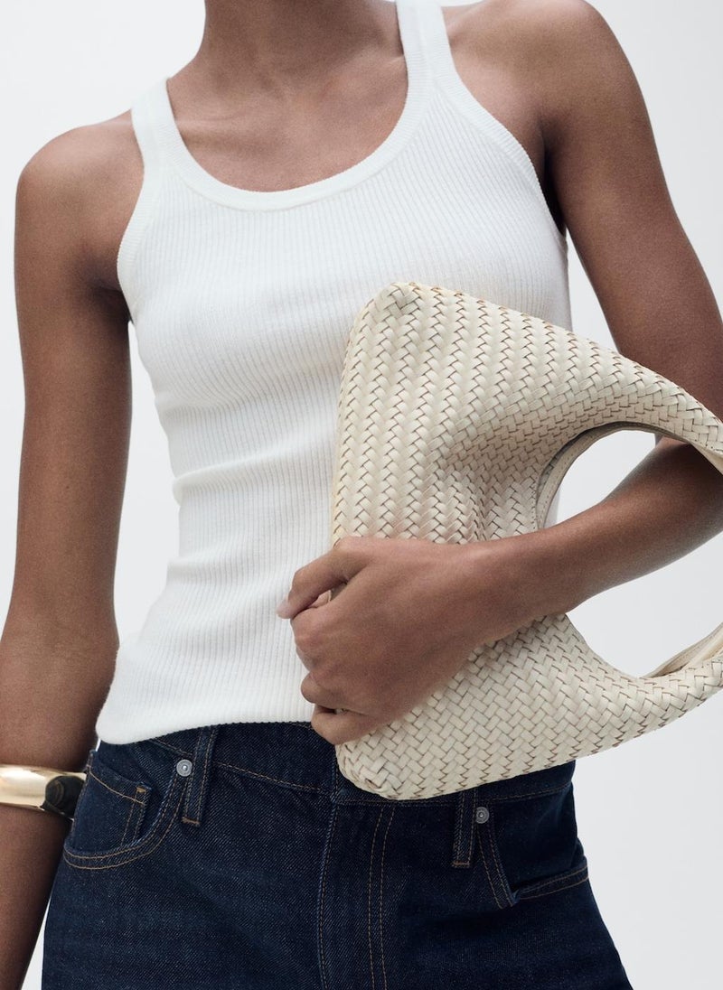 MANGO - Casual Ribbed Knit Top - Image 1